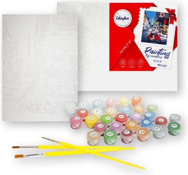 Actual product image Ideyka Painting by numbers - A magical dream 40 x 50 cm