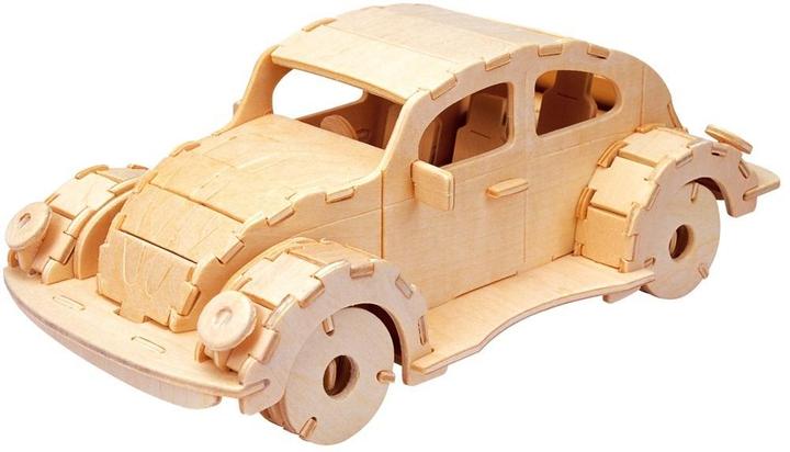 Produktbild Eureka! Gepetto's Workshop Holzbaukasten 3D - Auto (97 Teile)