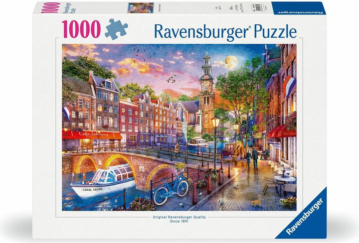 Actual product image Ravensburger Sonnenuntergang Amsterdam (1000 pieces)
