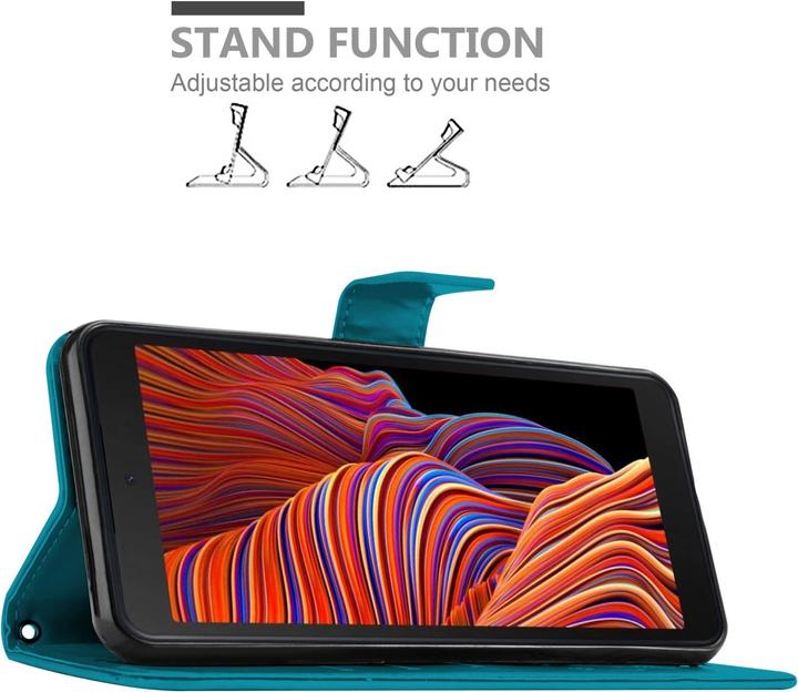 Produktbild Cadorabo Flower Book Hülle (Samsung Galaxy Xcover 5)