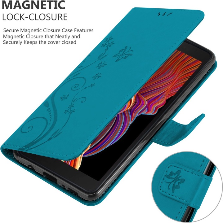 Actual product image Cadorabo Case Flower Book (Samsung Galaxy Xcover 5)
