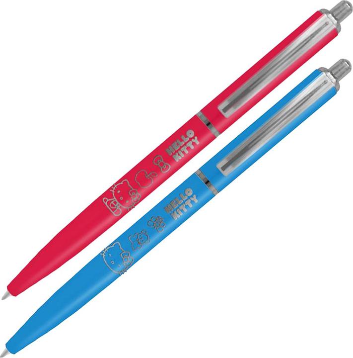 Actual product image Hello Kitty Click Pen (Pack of 2) (Blue, Pink, 2x)