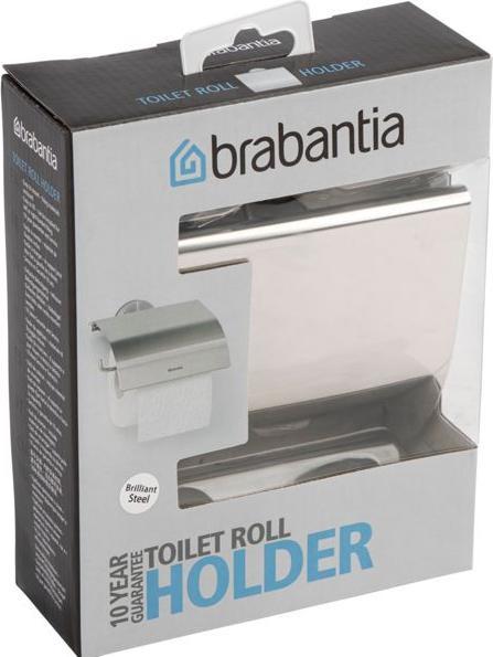 Image du produit Brabantia 427602 Porte-rouleau de toilette mural Acier inoxydable