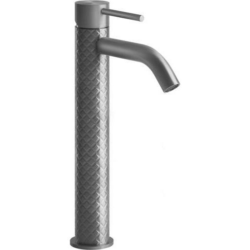 Gessi, Badarmatur, 316 Intreccio Waschtisch-Einhebelmischer, höhere Version 228 mm, ohne Ablaufgarnitur, Ausladu