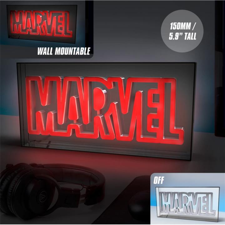 Produktbild Paladone Products Marvel - Lampe Logo Marvel Neon LED