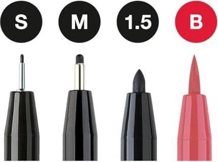 Produktbild Faber-Castell Pitt Artist Pen Handlettering (Mehrfarbig, 4x)