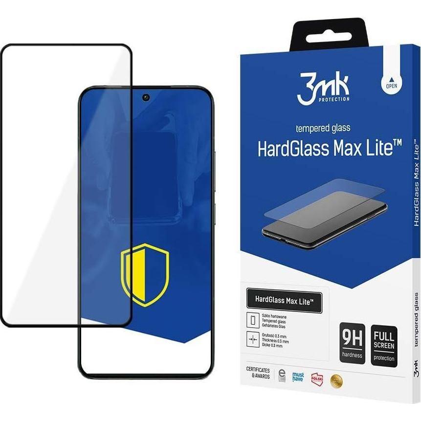 3Mk Nero Protezione Dello Schermo Hardglass Max Lite (Xiaomi Poco X5 Pro, Xiaomi Redmi Note 12 Pro), Pellicola Protettiva Smartphone,