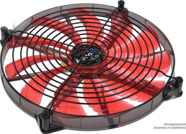 Immagine prodotto Aquatuning Griglia per ventilatore assiale per 180/200mm nero