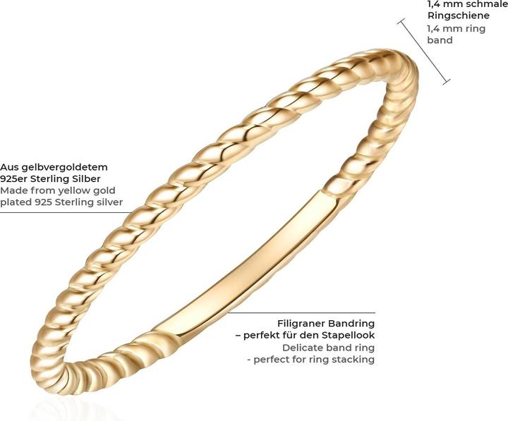 Immagine prodotto Glanzstücke München Donna Argento Argento Giallo Oro - 6064 (56, 925 Argento)