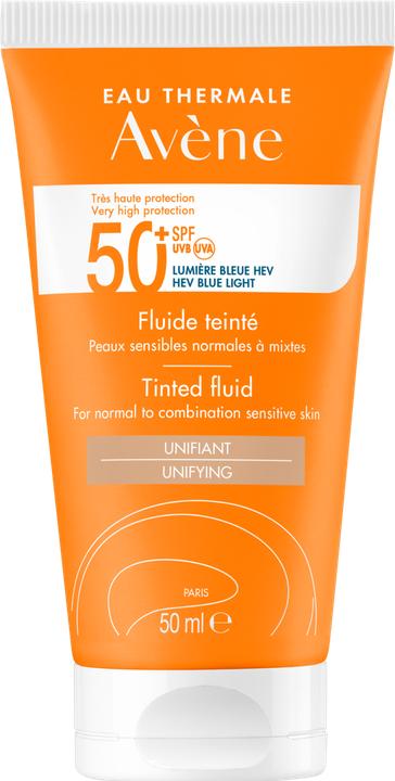 Actual product image Avène Tinted sun fluid (Suntan cream, SPF 50, 50 ml, 70 g)