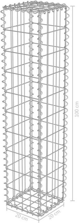 Produktbild vidaXL Gabionenwand