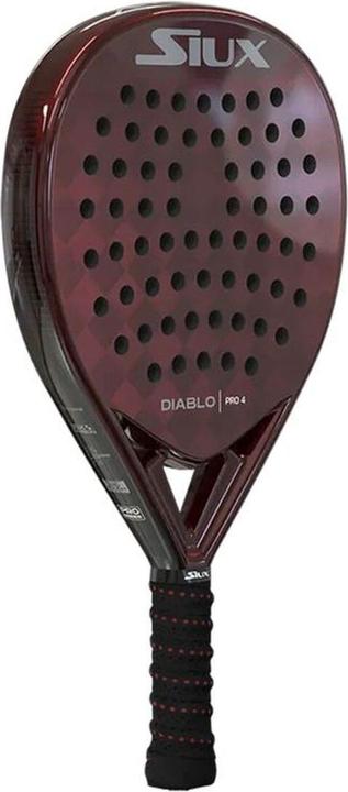 Actual product image Siux Paddelschläger Diablo Pro 4 Rot Kohlenstoff EVA