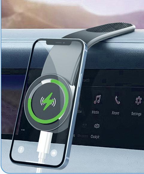 Produktbild 2GO KFZ-Magnethalter FlexCharge Handyhalterung MagSafe