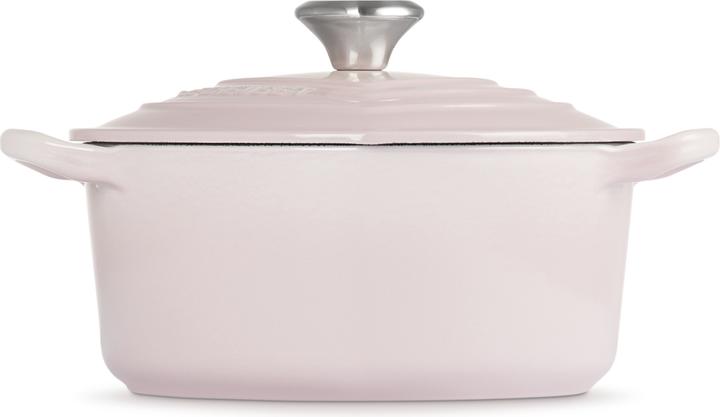 Actual product image Le Creuset Heart Roaster with Heart Knob Shell Pink (20 cm, Casserole + Stewpot, Cast iron)
