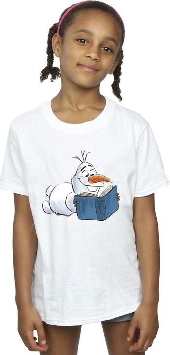 Image du produit Disney - T-shirt FROZEN OLAF READING - Fille (128)