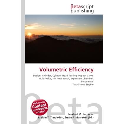 Volumetric Efficiency, Fachbücher von Lambert M. Surhone, Miriam T. Timpledon, Susan F. Marseken