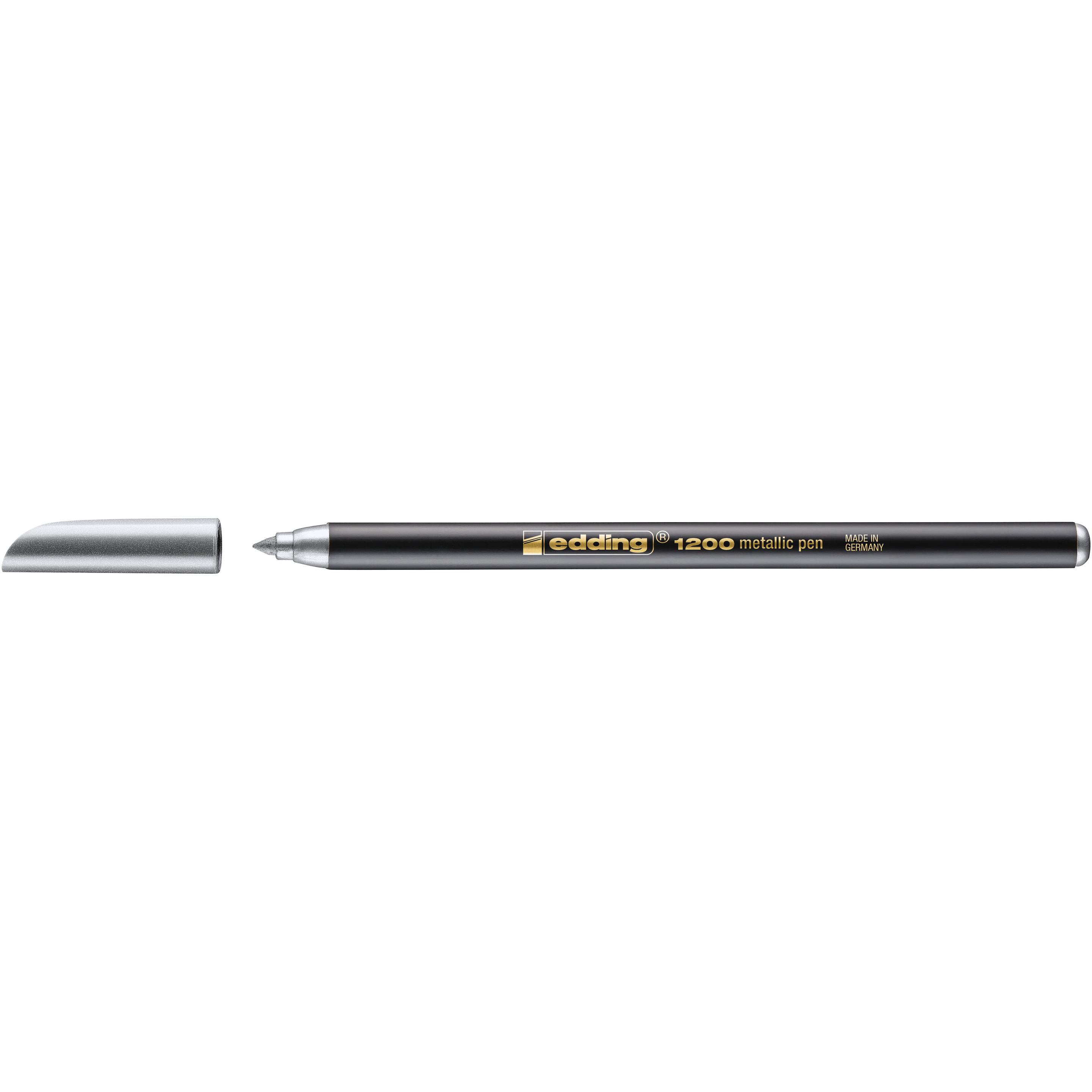 Edding, Malstifte, Metallic Color Pen 1200 (Silver, 1 x)