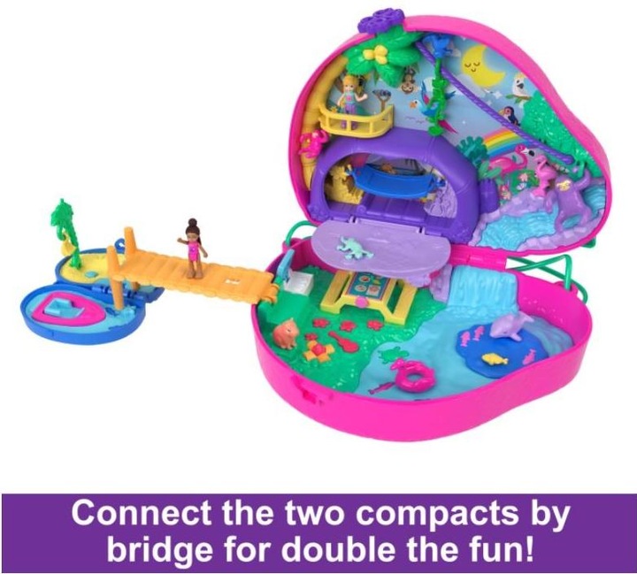 Produktbild Polly Pocket Sloth Family 2-in-1 Purse Compact