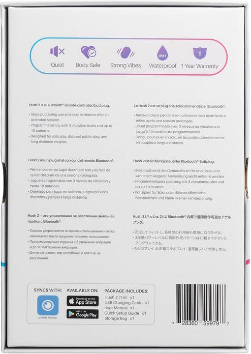 Actual product image Lovense Hush 2