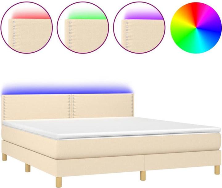 Produktbild vidaXL Boxspringbett (180 x 200 cm)