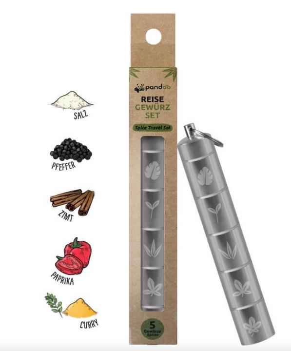 Produktbild Pandoo Outdoor Reise- Und Camping Gewürz-Set Aus (Zusätzliche Polsterung)