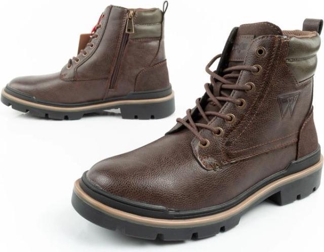 Actual product image Wrangler Nevada Herren Chelsea Boots dunkelbraun (45)
