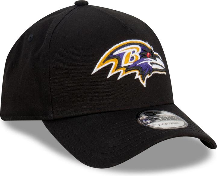 Produktbild New Era 9Forty A-Frame Cap - NFL Baltimore Ravens schwarz (One Size)