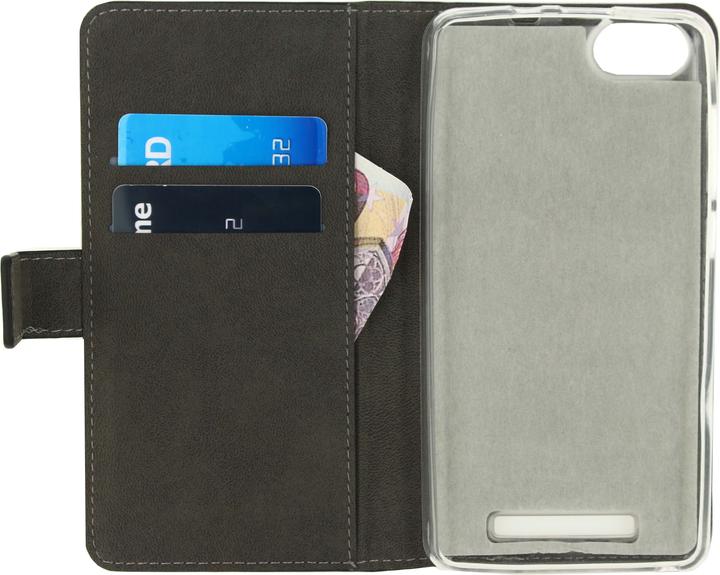 Produktbild Mobilizera Mobilize MOB-22782, Wallet case, Wiko, Lenny 3, 12.7 cm (5"), Black (Wiko Lenny 3)