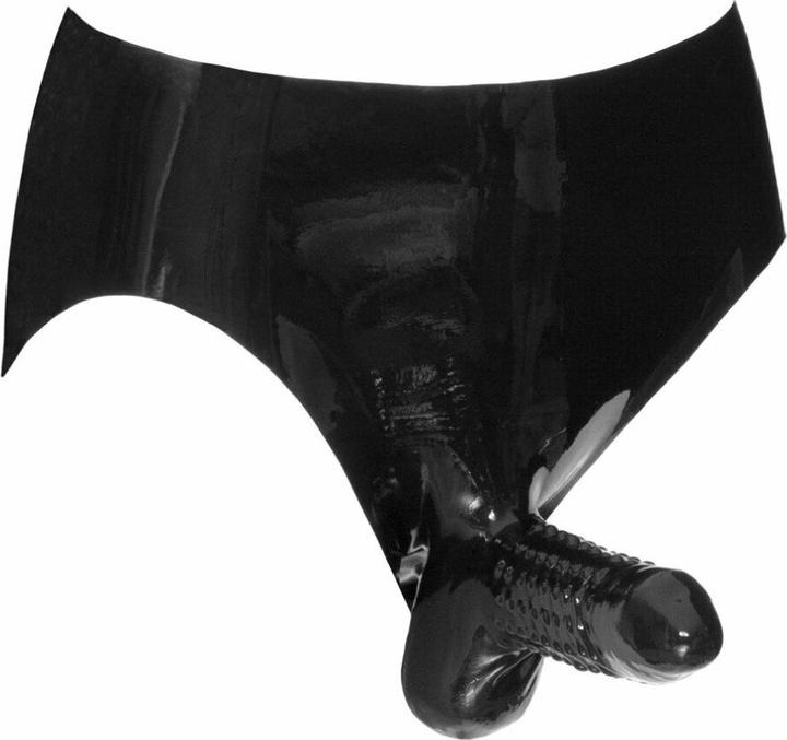 Actual product image LateX Toys Latex panties with penis sheath (S)