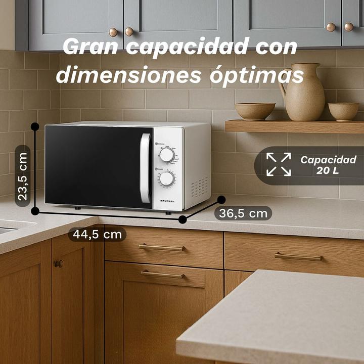 Actual product image Grunkel Mikrowelle MWG-20GRILL 700 W 20 L (20 l)