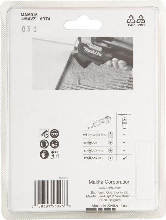 Immagine prodotto Makita Piatto delta HM 116 MAM016 (40)