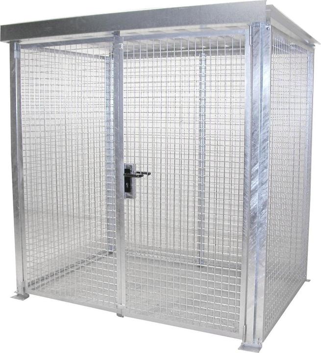 Produktbild eurokraft pro Gasflaschen-Gittercontainer