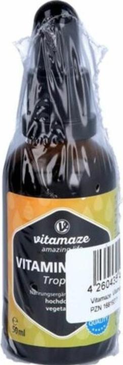 Actual product image Vitamaze Vitamin D3 + K2 (1 Piece, Droplet)
