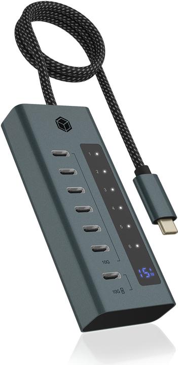 Actual product image Icy Box IB-HUB1454-C31 (USB-C, 4 Ports)