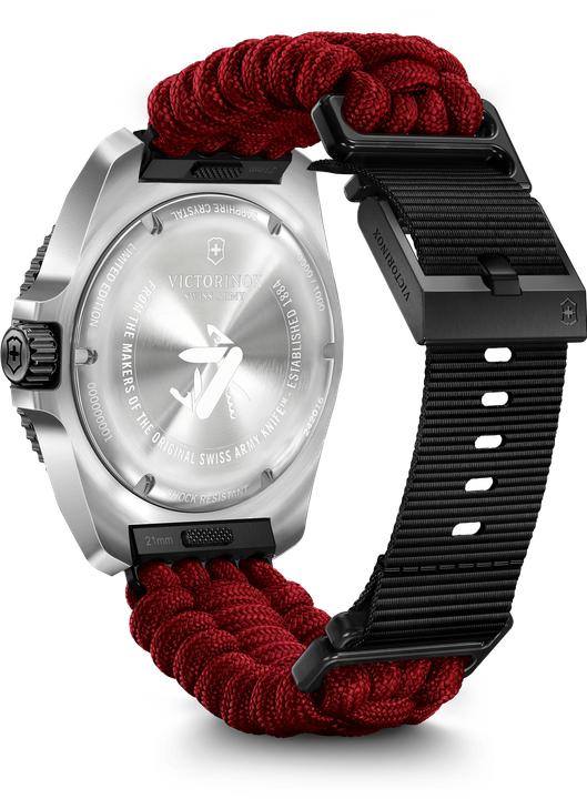 Produktbild Victorinox Journey 1884 Quartz Three hands Steel & Aluminum, Taucheruhr, 43 mm, Ziffernblatt Schwarz, Paracord (Taucheruhr, 43 mm)