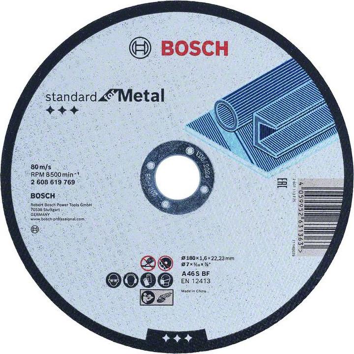 Immagine prodotto Bosch Zubehör Accessori 2608619769 2608619769 Disco da taglio diritto 230 mm 1 pz. In metallo