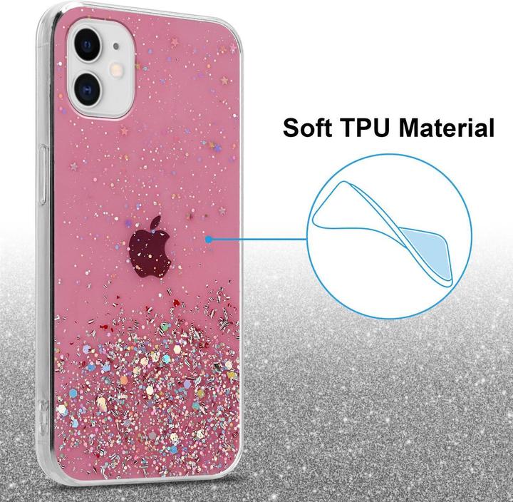 Actual product image Cadorabo TPU cover sparkling glitter (Apple iPhone 11 Pro)