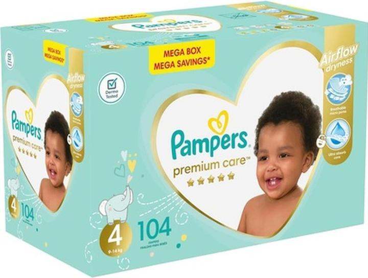 Produktbild Pampers Premium Care (Gr. 4, Halbmonatsbox, 104 Stk.)