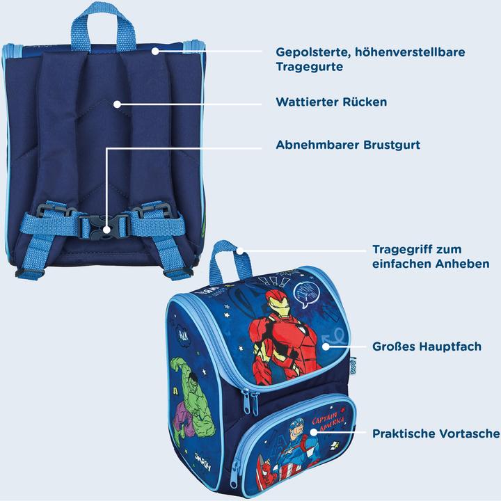 Produktbild Scooli CUTIE Vorschulranzen Avengers