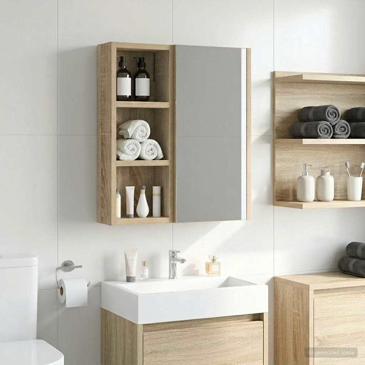 Produktbild vidaXL Badezimmerschrank (20 x 10 x 50 cm)