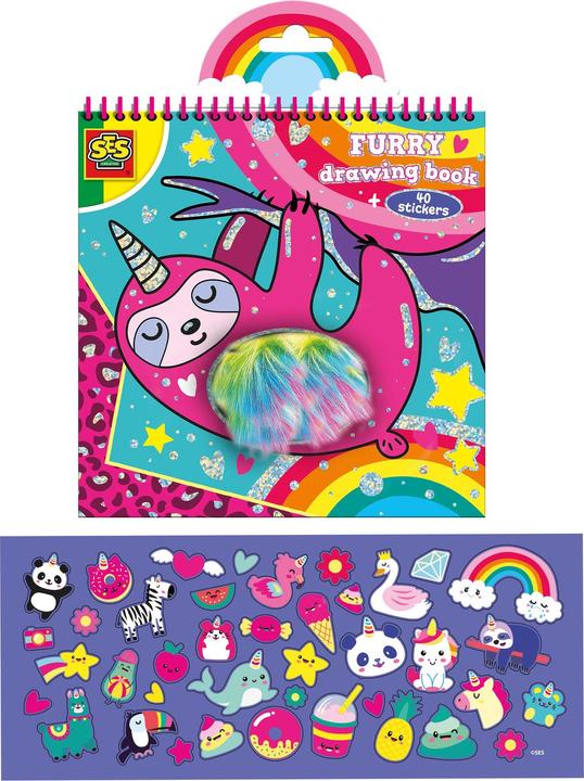 Immagine prodotto Ses Libro da colorare in peluche