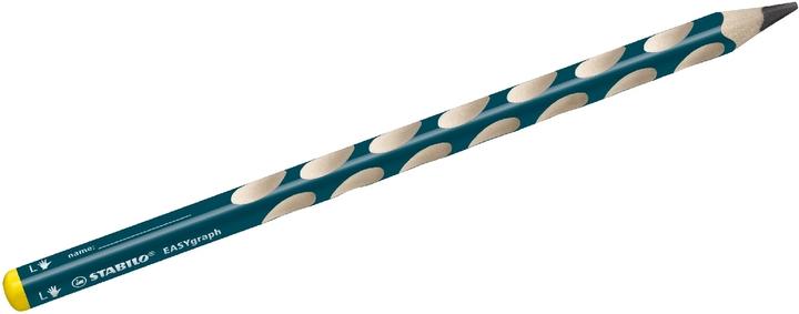 Produktbild STABILO Ergonomischer Dreikant-Bleistift für Linkshänder - EASYgraph in petrol - Einzelstift - Härte (3.15 mm, 2B, 1 x)