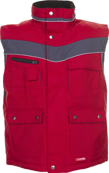Produktbild Planam Plaline Arbeitsweste Winterweste rot schiefer Grösse M (M)