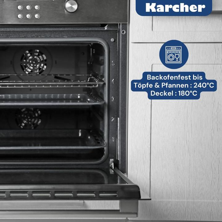 Image du produit Karcher Jette (16 cm, Ensemble de casseroles et de poêles de cuisson, Acier inoxydable)