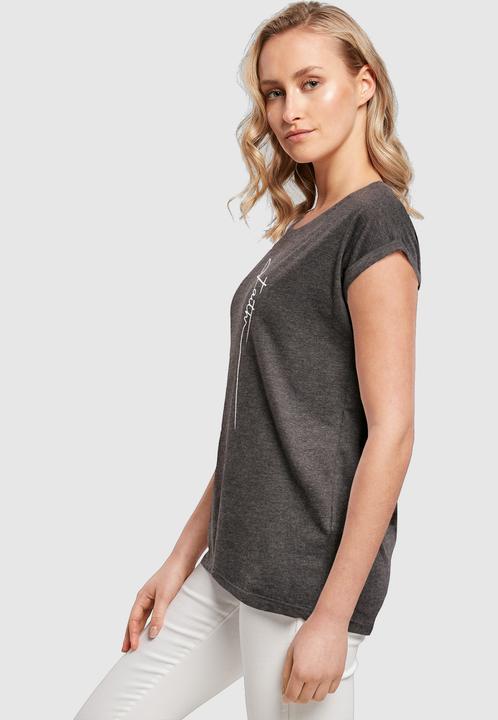 Produktbild Merchcode Ladies Faith Extended Shoulder Tee - 139215 (M)