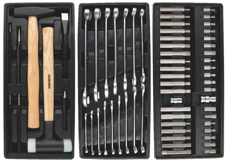 Actual product image Kendo Tool trolley 170-piece (170x)