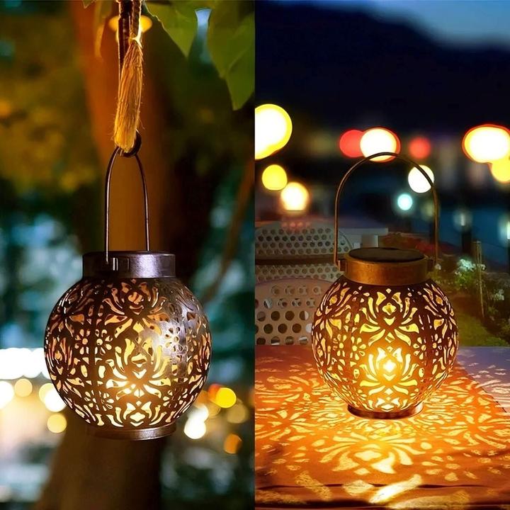 Image du produit Hermex Outdoor Solarleuchte Gartenlaterne Solarlampe LED Laterne Solarlaterne