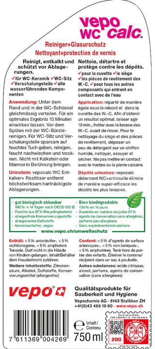 Produktbild Vepocalc WC Glasur-Schutz