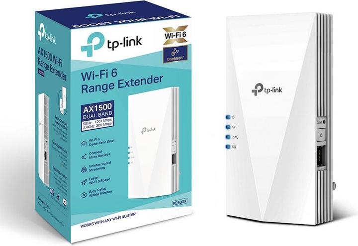 Actual product image TP-Link RE500X (1200 Mbit/s, 300 Mbit/s)