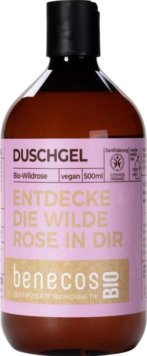 Actual product image Benecos Organic Shower Gel Wild Rose - 500ml - (500 ml)
